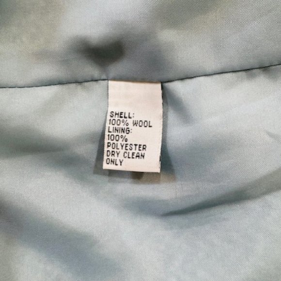 Gorgeous Blue Tweed Wool Blazer by Talbots sz.12 - Picture 9 of 9